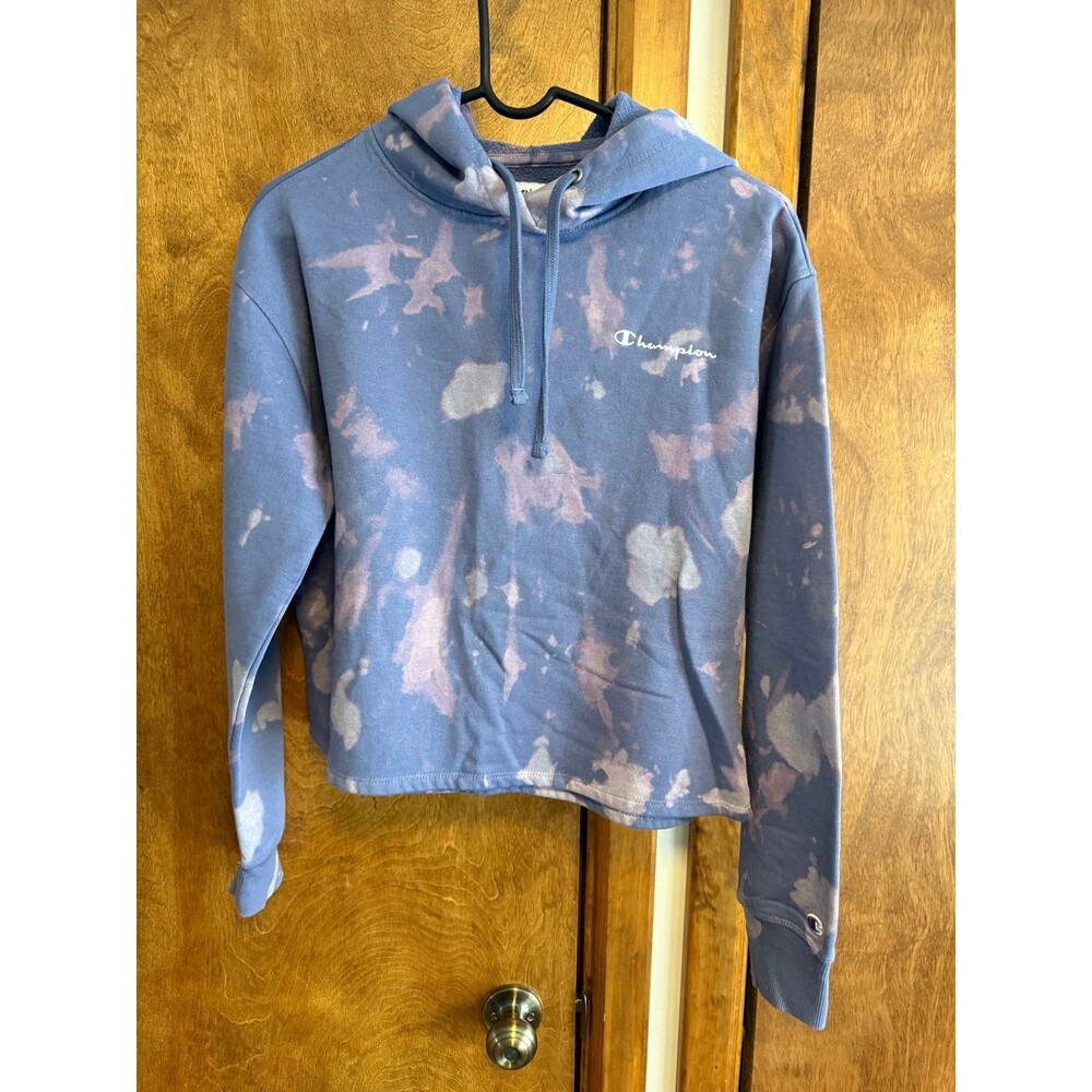 Women’s Champion Tie Dye Hoodie Sz. Large NWT Purple